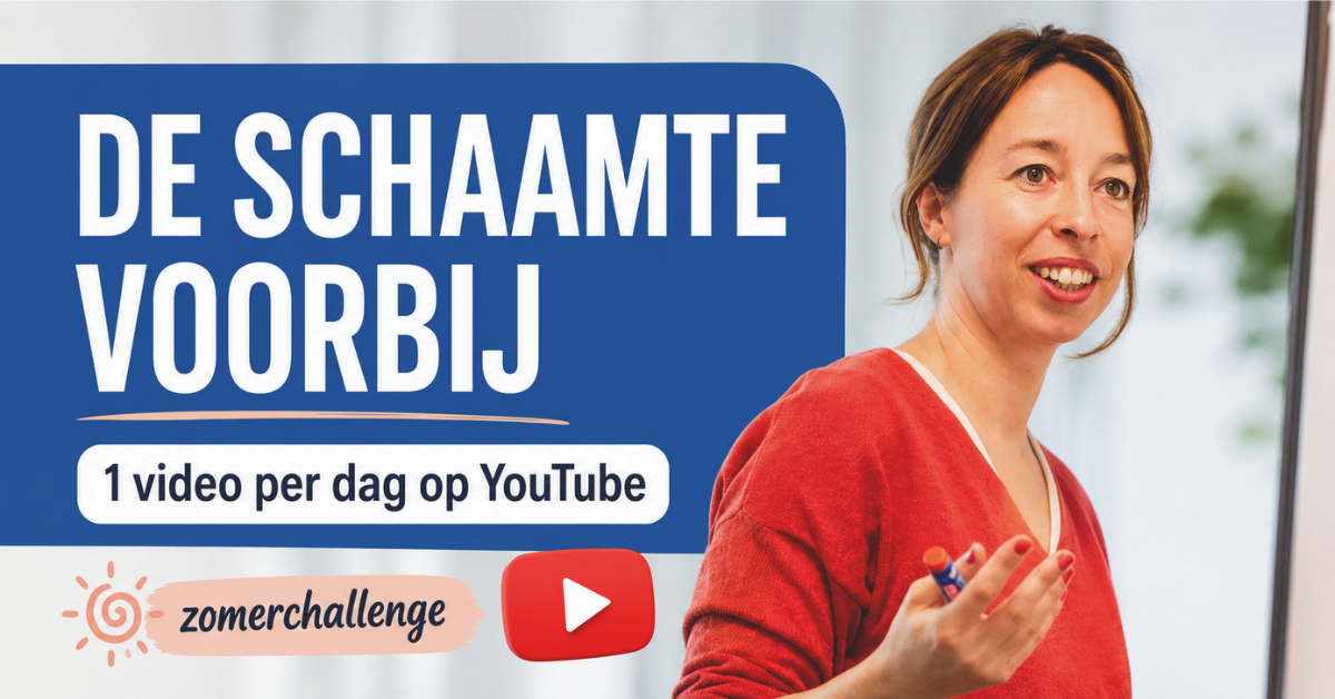 Els van Beels.be doet een YouTube zomerchallenge met één video per dag